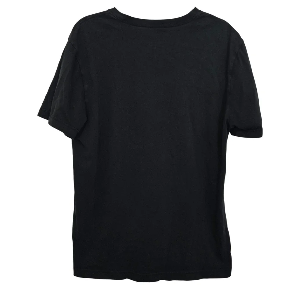 Banana Republic Men's Large Black‎ T-Shirt Supima Cotton Authentic Crew Soft Tee